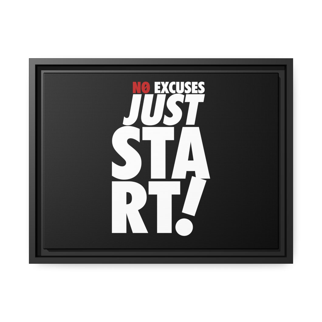 No Excuses Canvas
